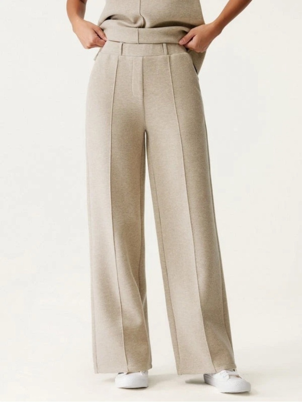 OGL Women Large Fuzzluxe Wide Straight Pull On Pants